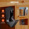 VEVOR Mounted Gun Safe for Pistols, Biometric Gun Safe with Three Quick Access Ways of Fingerprints, Passwords and Keys
