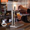VEVOR Dual Taps Draft Beer Tower Dispenser, Stainless Steel Keg Beer Tower