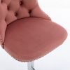 Swivel Velvet Barstools Adjusatble Seat Height from 25-33 Inch