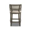 Paris 26.5' Farmhouse Counter Height Bar Stool with Backrest, Light Beige Linen