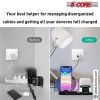 Wireless Charger 3 in 1 10W / 15W Qi Fast Charging Pad Dock Station Travel Chargers for Multiple Devices for iPhones, Android, Galaxy S- Series, Watch
